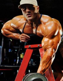 single arm dumbbell biceps curls